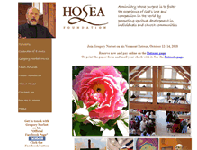 Tablet Screenshot of hoseafoundation.org